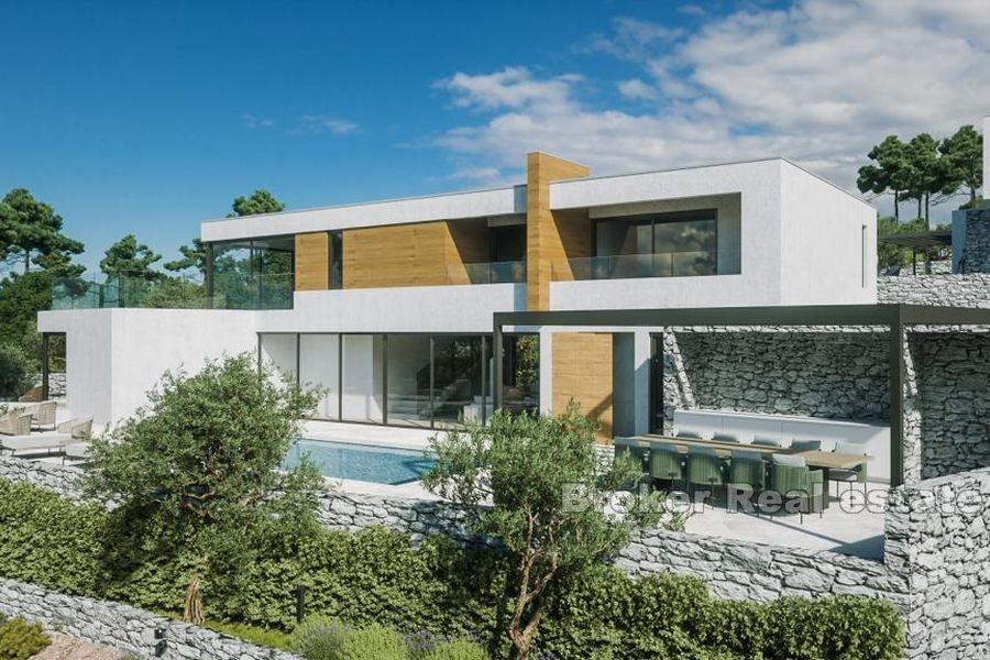 Vodice - Villa moderne avec une vue exceptionnelle sur la mer