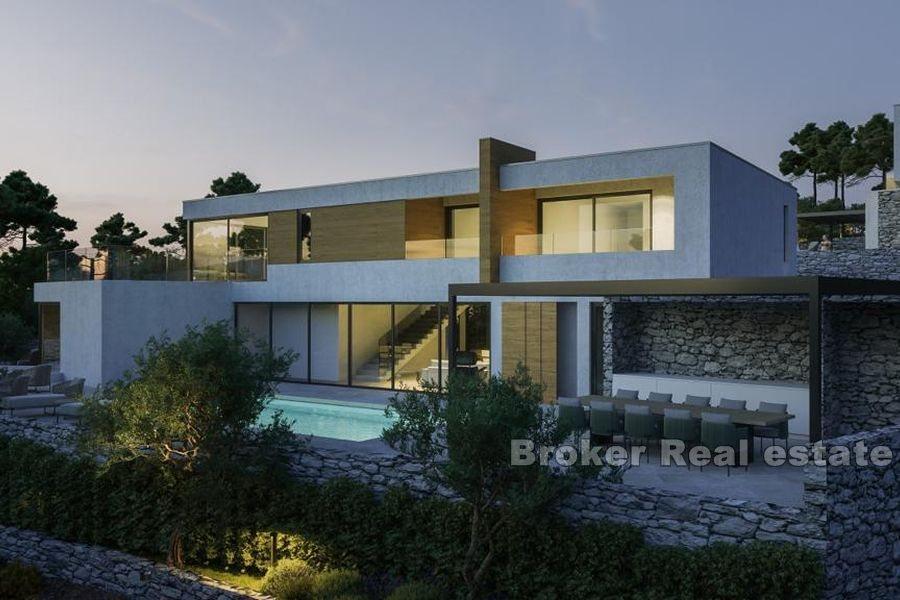 Vodice - Moderní vila s výjimečným výhledem na moře