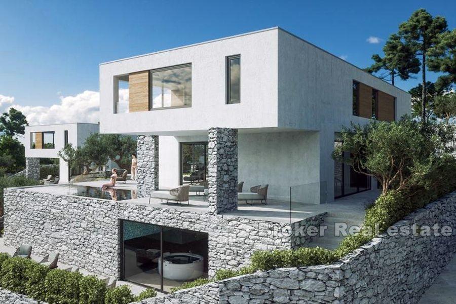 Vodice - Moderní vila s výhledem na moře