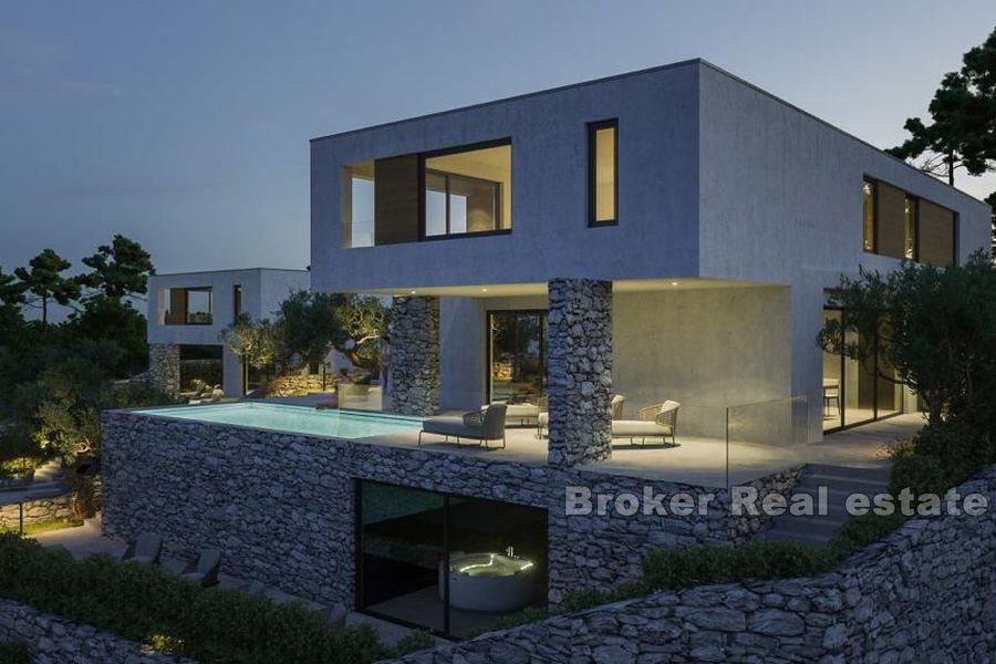 Vodice - Moderní vila s výhledem na moře