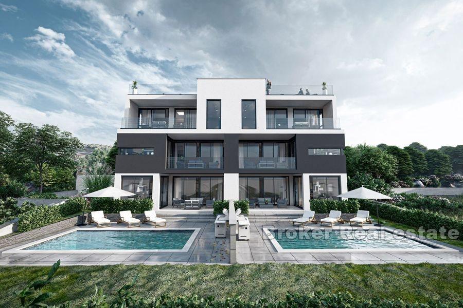 Zadar - Moderné apartmány v prvom rade pri mori