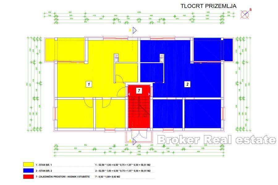 Rogoznica - Moderní apartmány v novostavbě