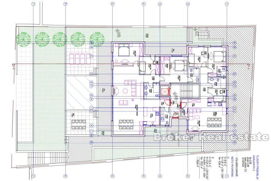 Split - Meje, vynikající apartmány v nové budově