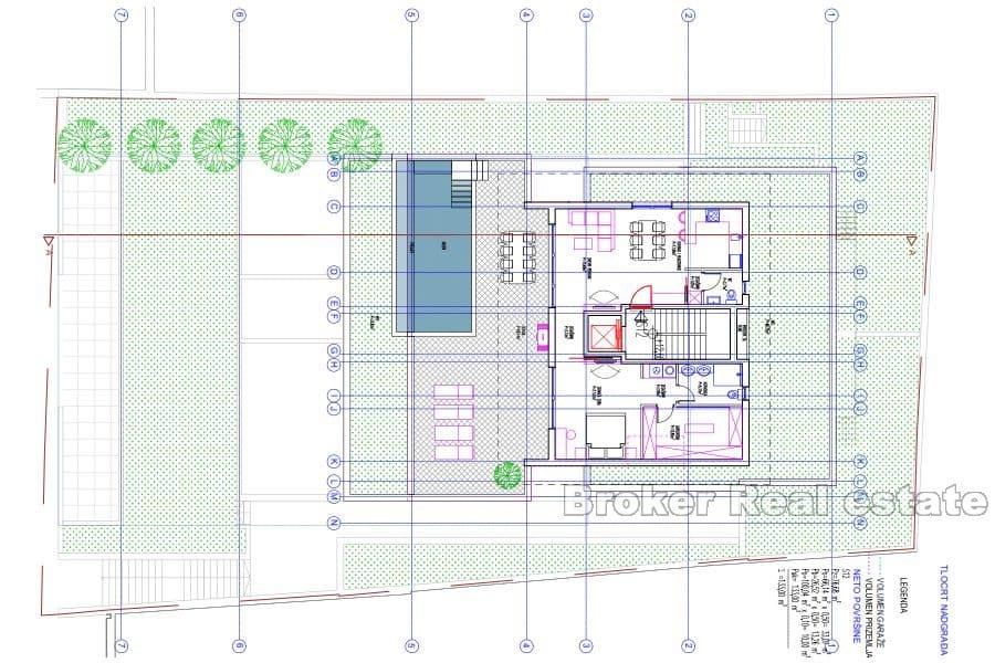 Split - Meje, vynikající apartmány v nové budově