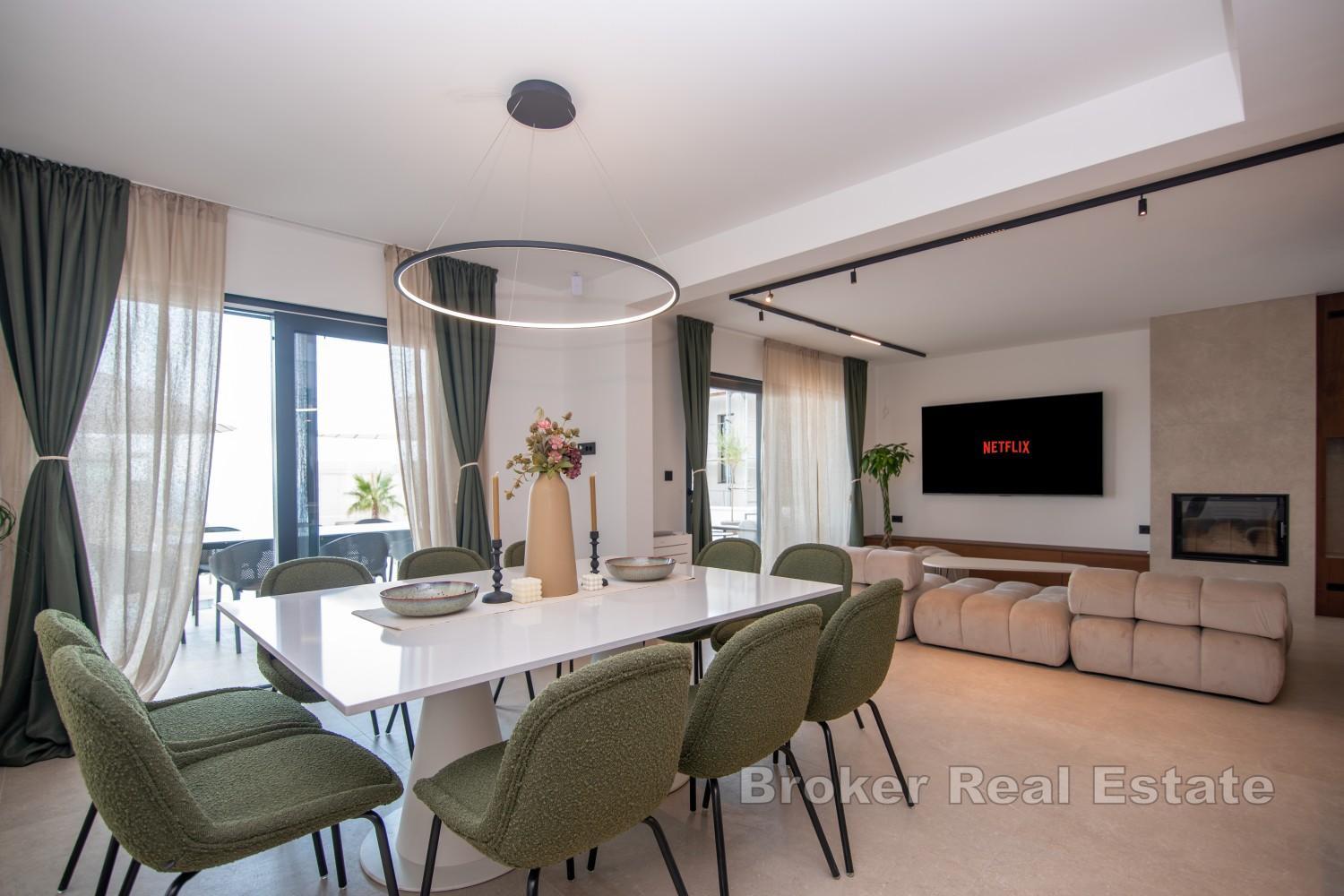 Nära Split - Modern villa med havsutsikt