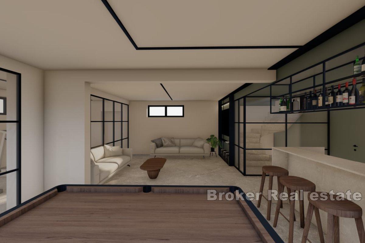 Nedaleko Splitu - Moderní vila s výhledem na moře