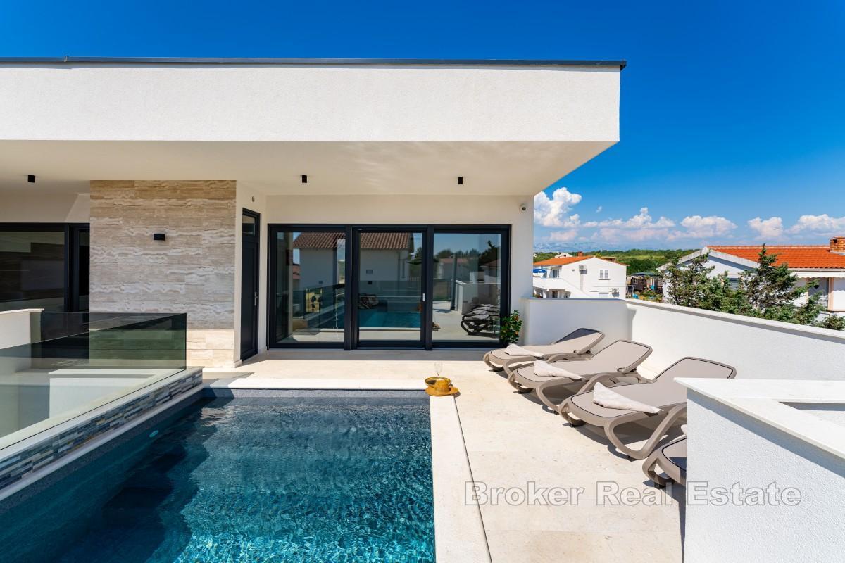 Zadar - Villa moderne avec vue mer et piscine