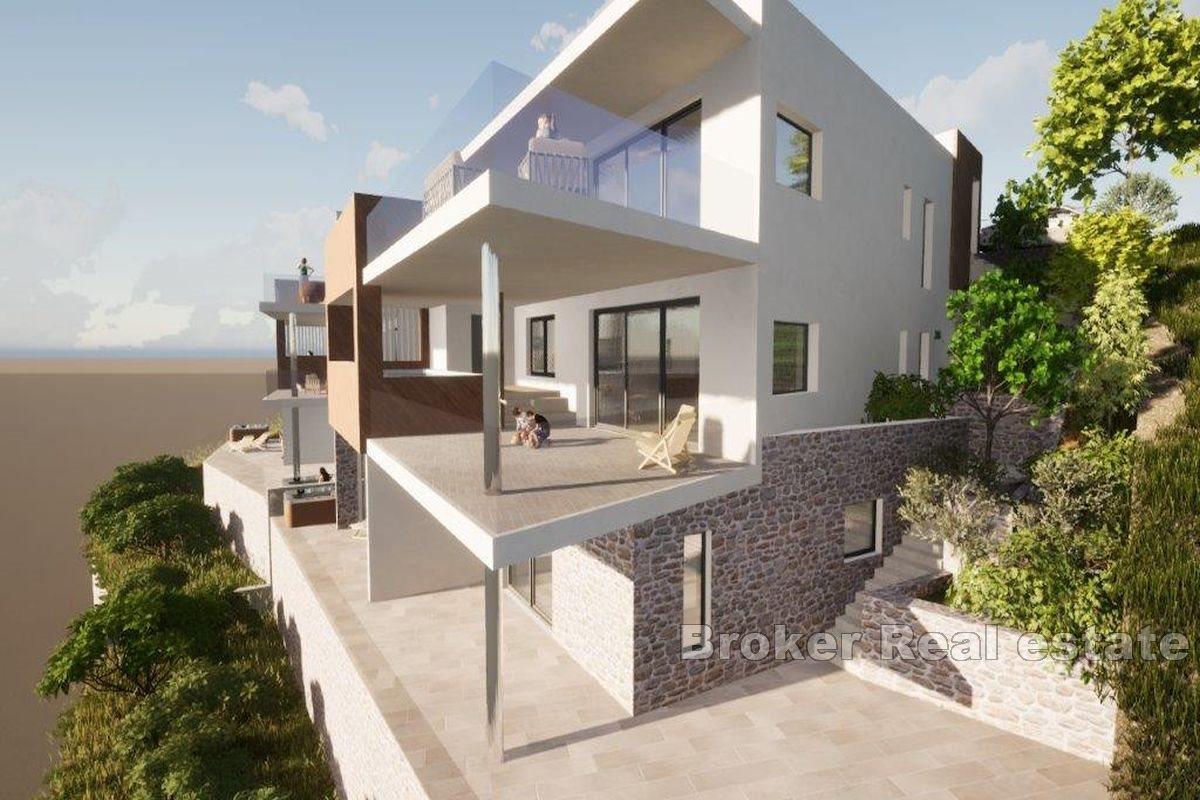 Działka z widokiem na morze i pozwoleniem na budowę