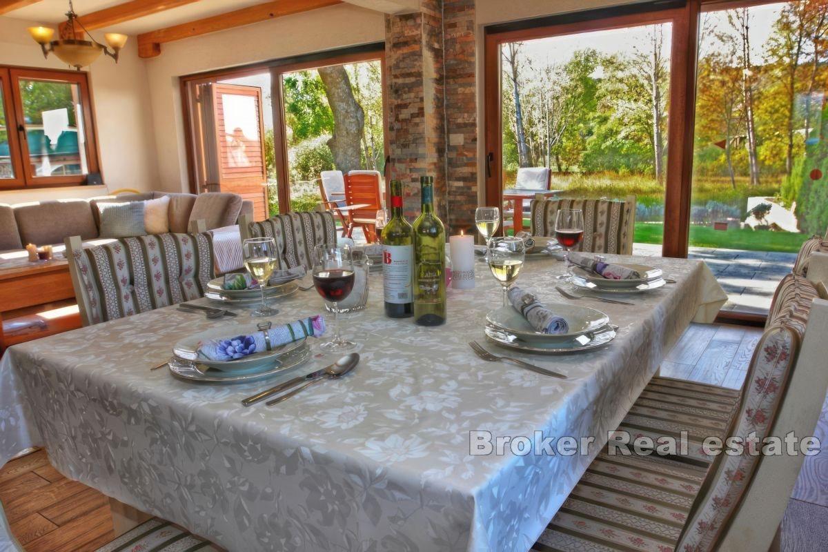 Weekend house with a pool in a peaceful location