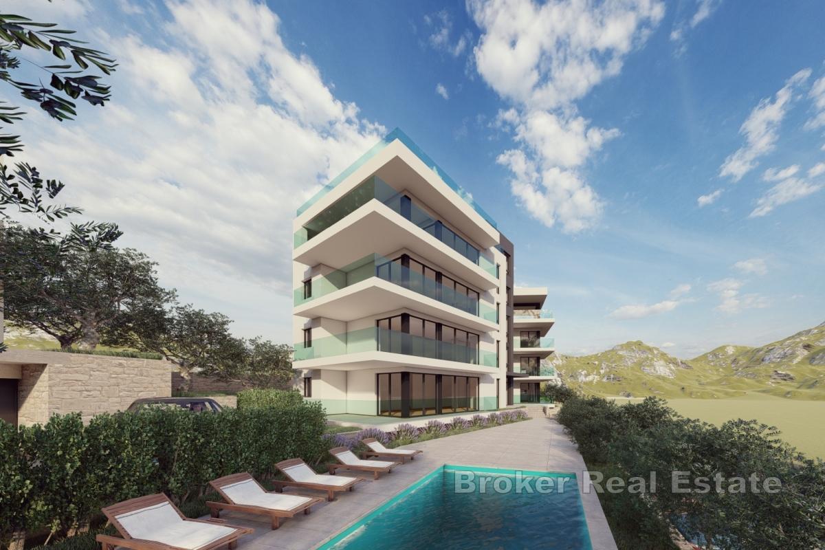 Appartamenti di lusso con due camere da letto in un nuovo sviluppo