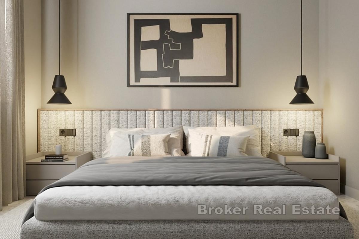 Appartamenti di lusso con due camere da letto in un nuovo sviluppo