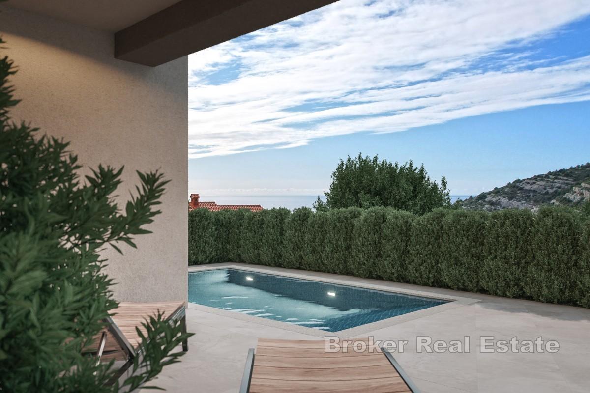 Appartements avec vue sur mer et équipements privés près de Rogoznica
