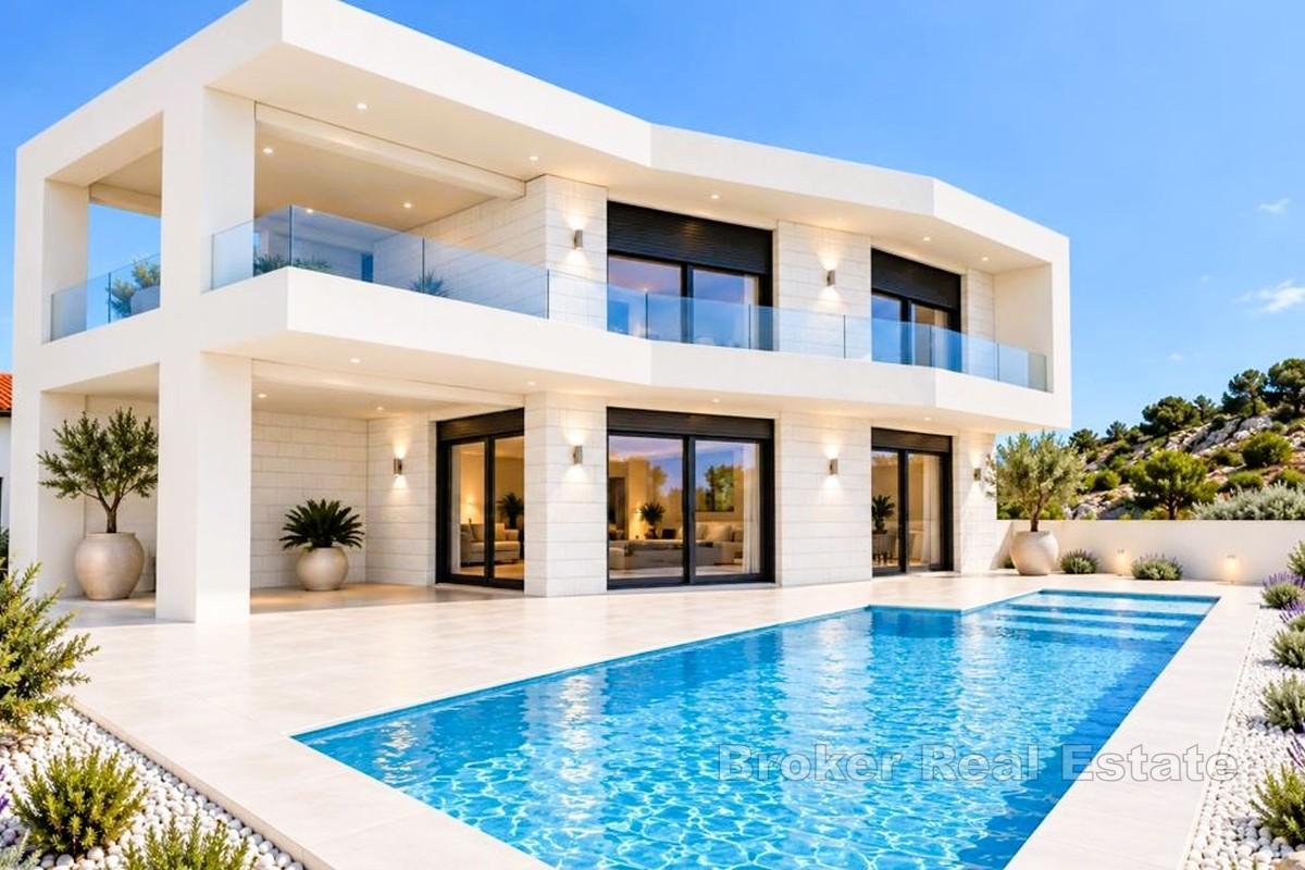 Esclusiva villa in costruzione con piscina