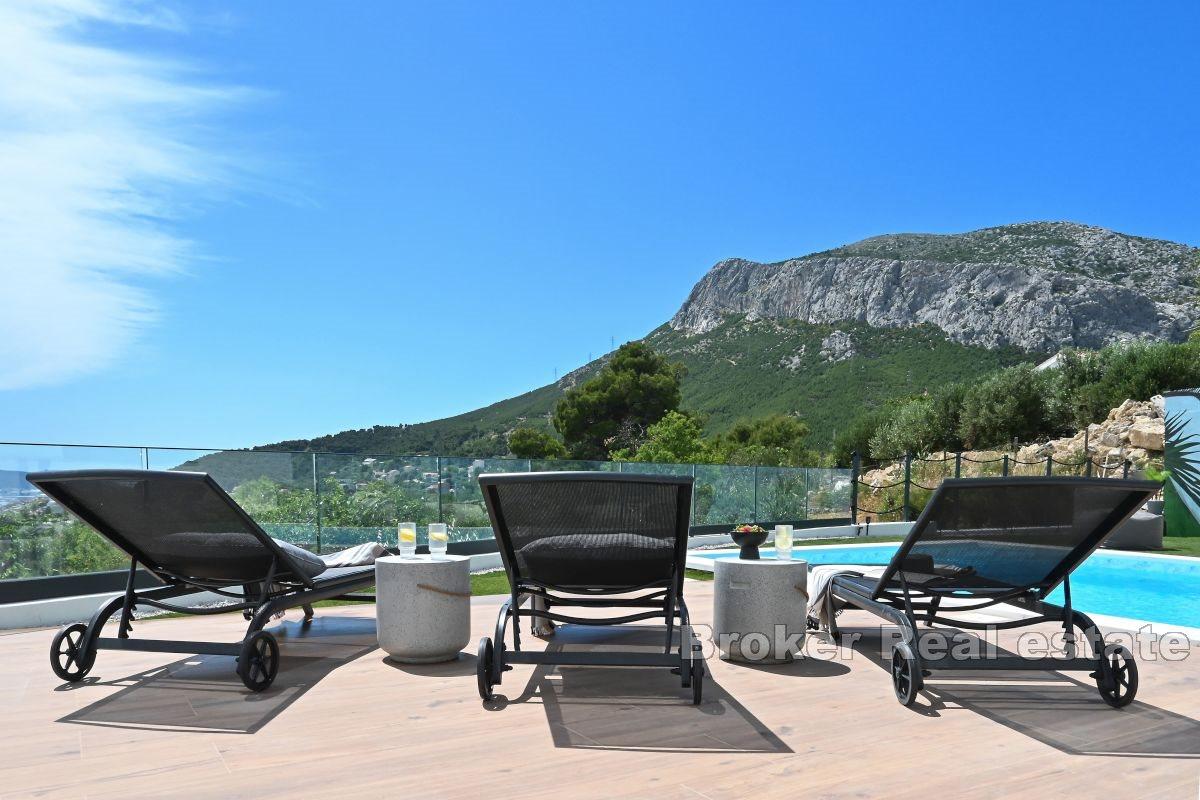 Newly built villa with open sea view