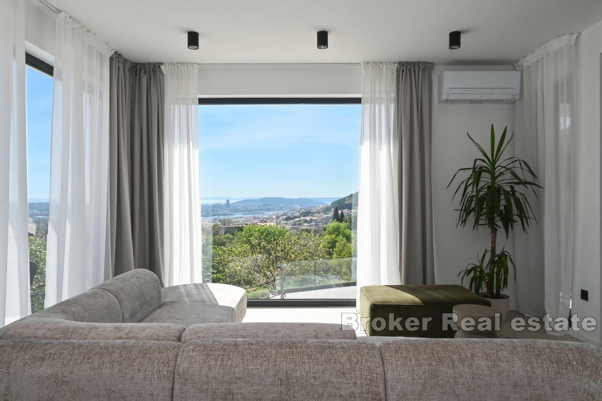 Newly built villa with open sea view