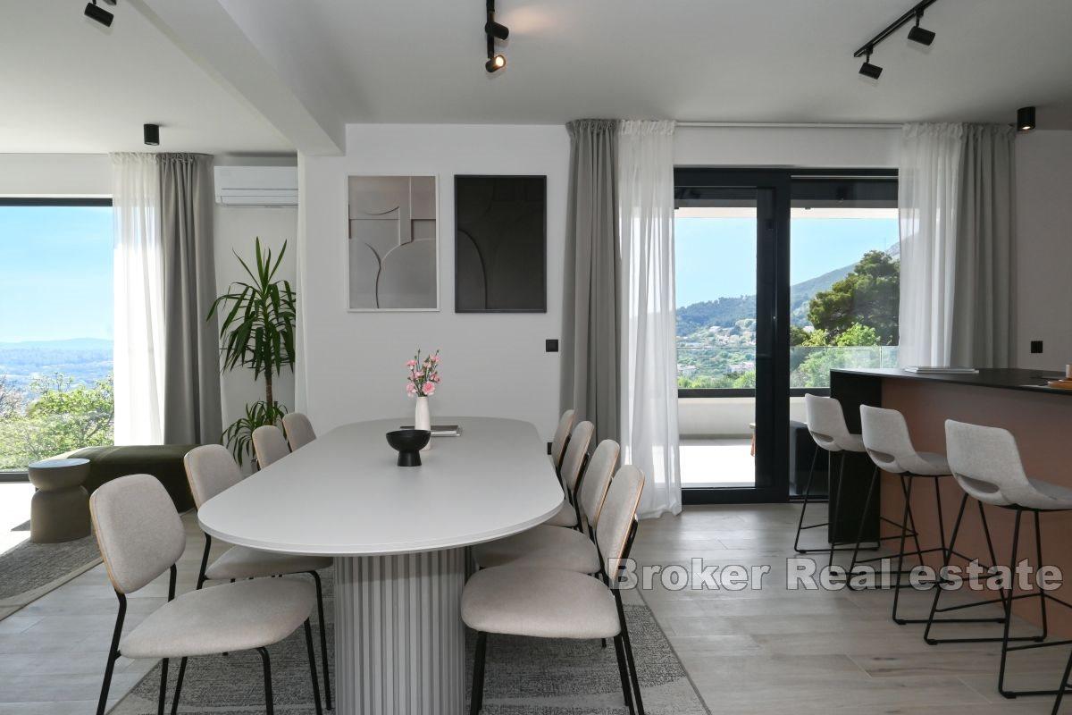 Newly built villa with open sea view