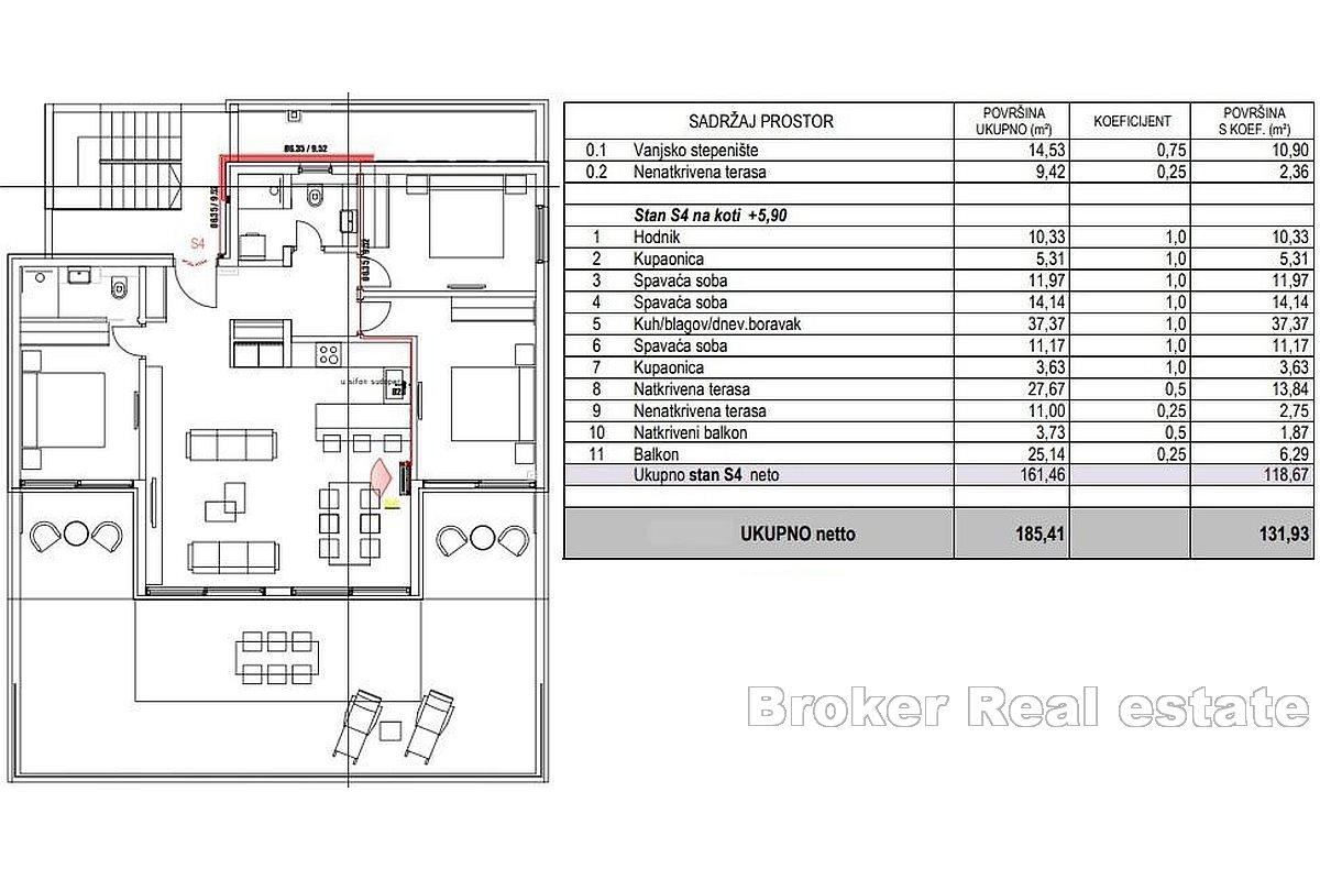 Prostorný luxusní penthouse na skvělém místě