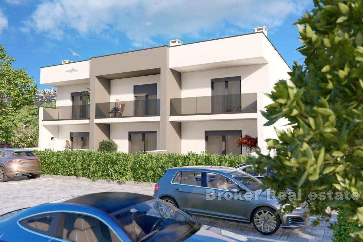 Duplex apartment in a new development