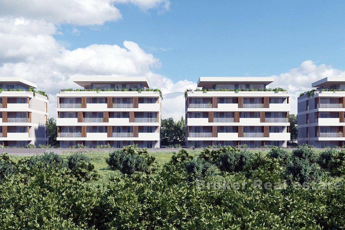 Trzypokojowe mieszkanie w nowoczesnym budynku z miejscami garażowymi