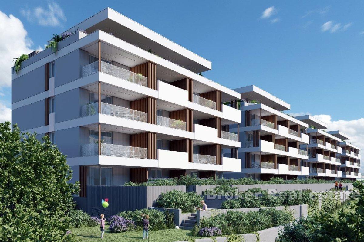 Trzypokojowe mieszkanie w nowoczesnym budynku z miejscami garażowymi