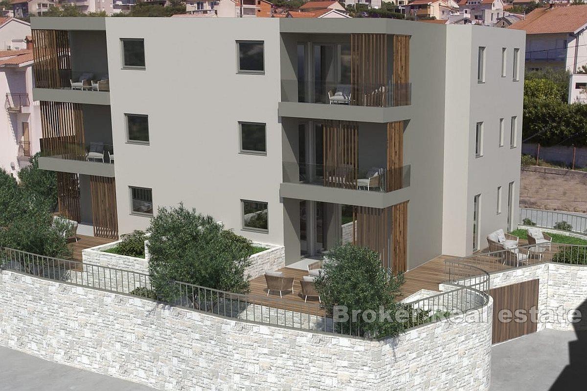 Apartments in a newly built residential building