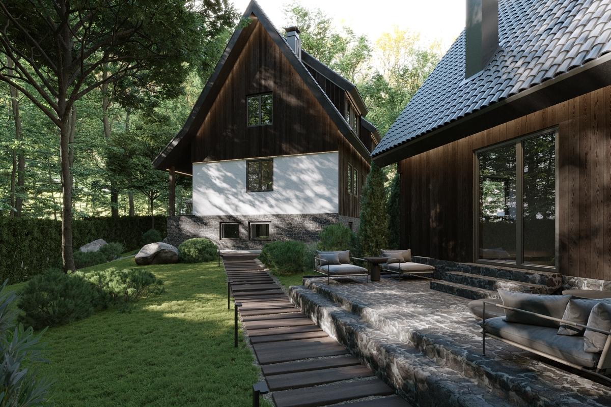 Designervilla im Nationalpark Plitvicer Seen