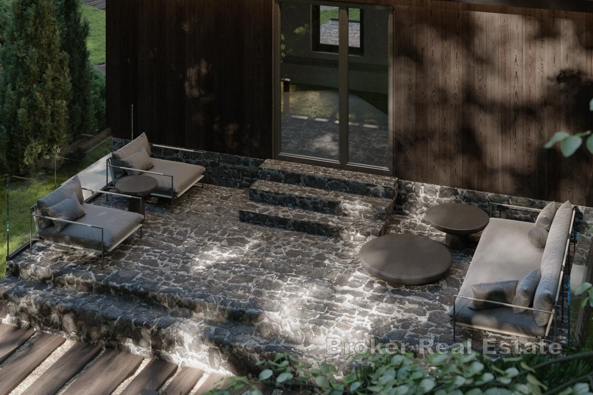 Designová vila v Národním parku Plitvická jezera