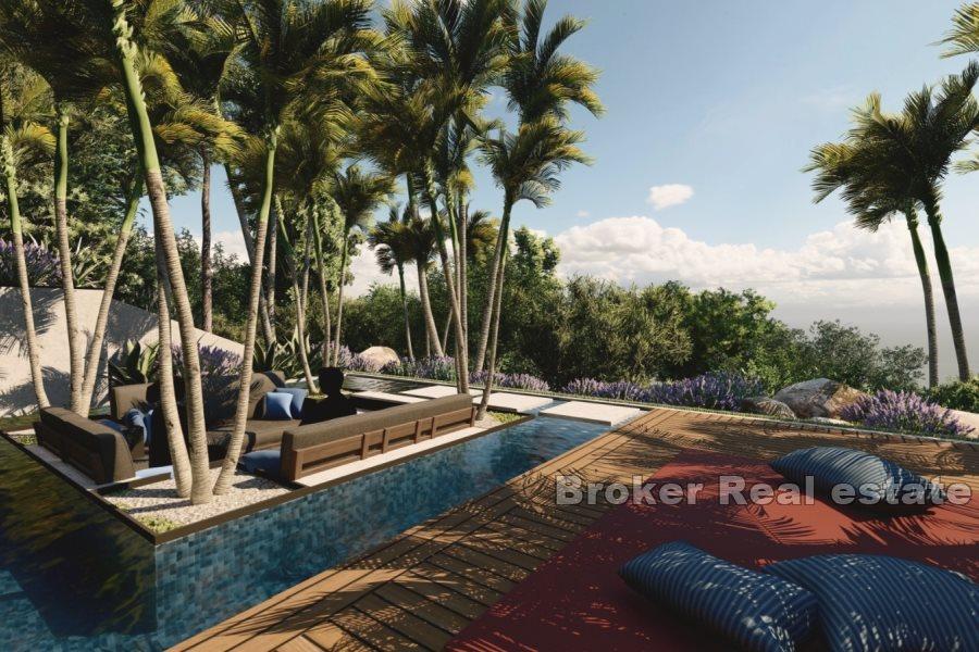 An extraordinary building plot with a villa project