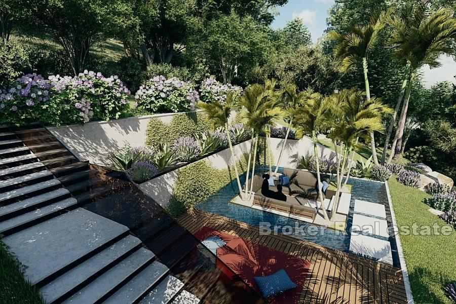 An extraordinary building plot with a villa project