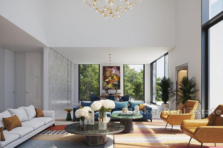 An extraordinary building plot with a villa project