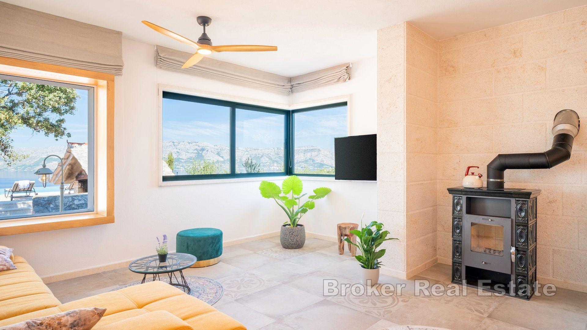 Okouzlující dům s výhledem na moře