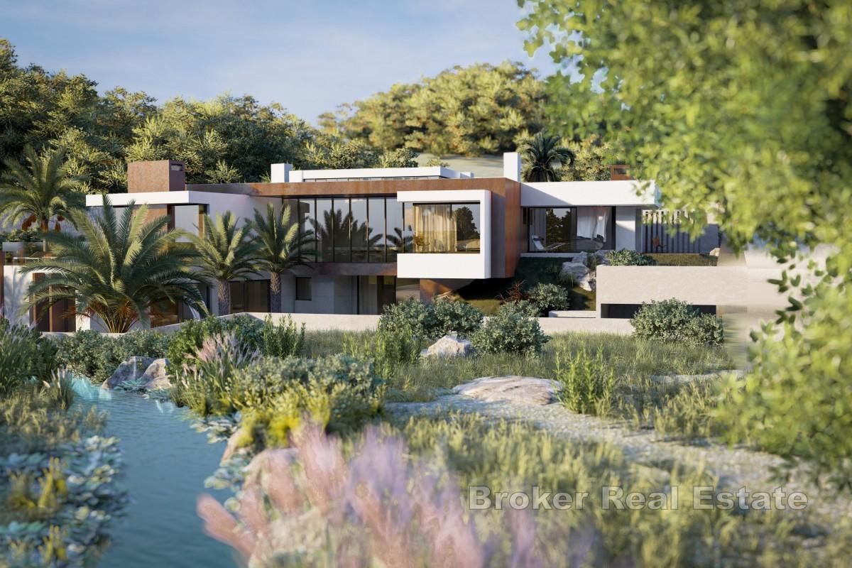 Terrain constructible attractif avec projet et vue mer