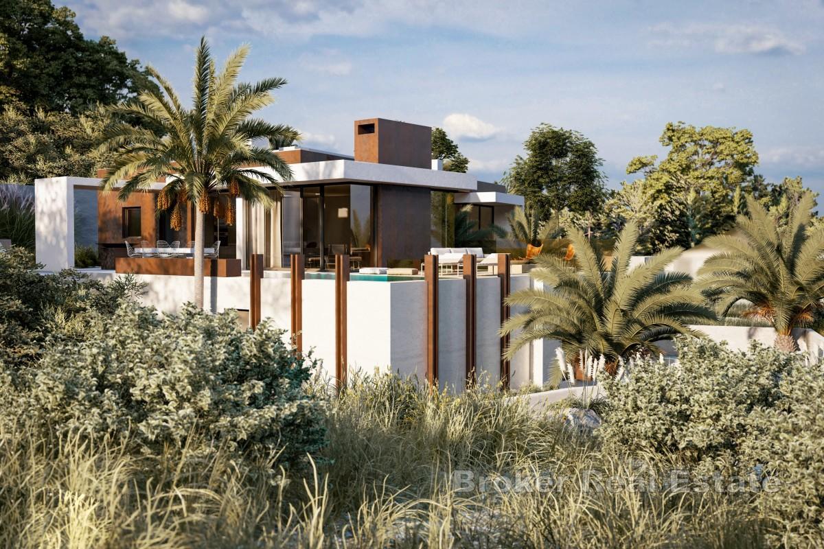 Terrain constructible attractif avec projet et vue mer
