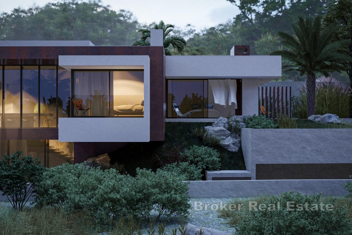 Terrain constructible attractif avec projet et vue mer