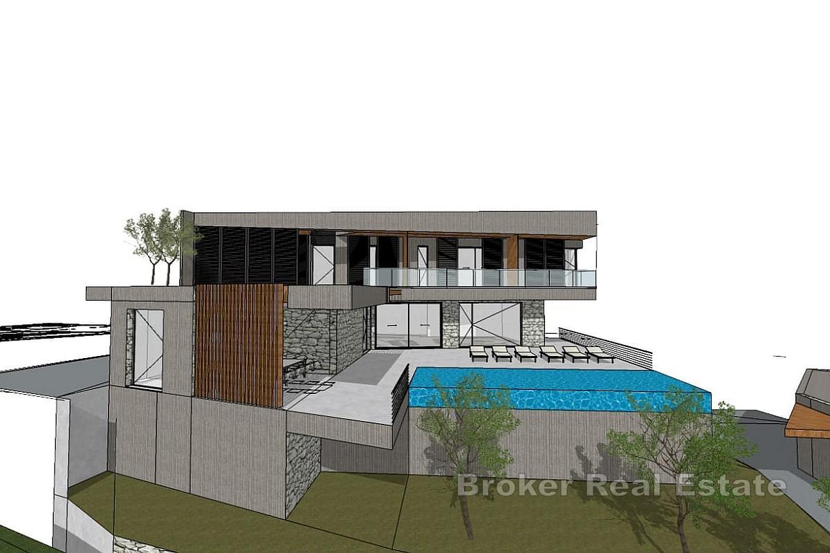 Omiš - Krásny stavebný pozemok s koncepčným riešením