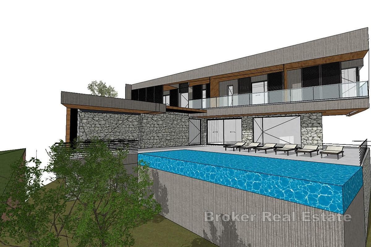 Omiš - Krásny stavebný pozemok s koncepčným riešením