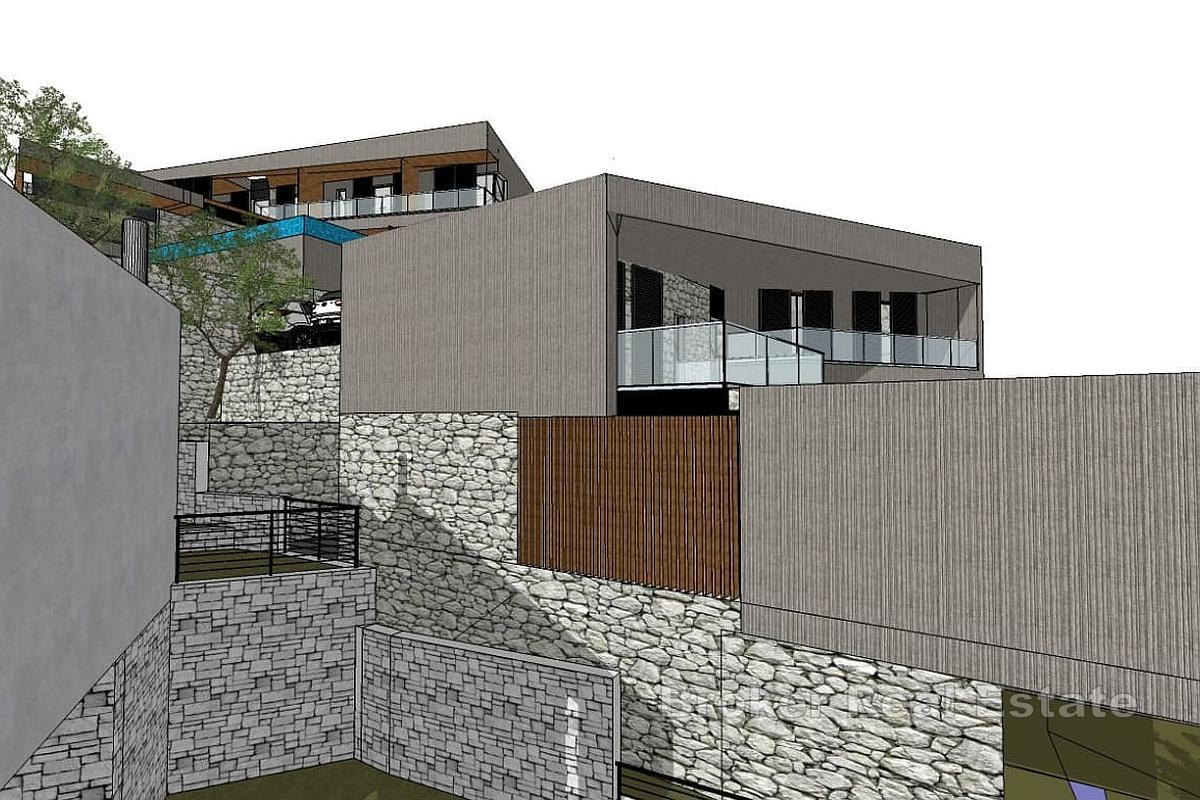 Omiš - Krásny stavebný pozemok s koncepčným riešením