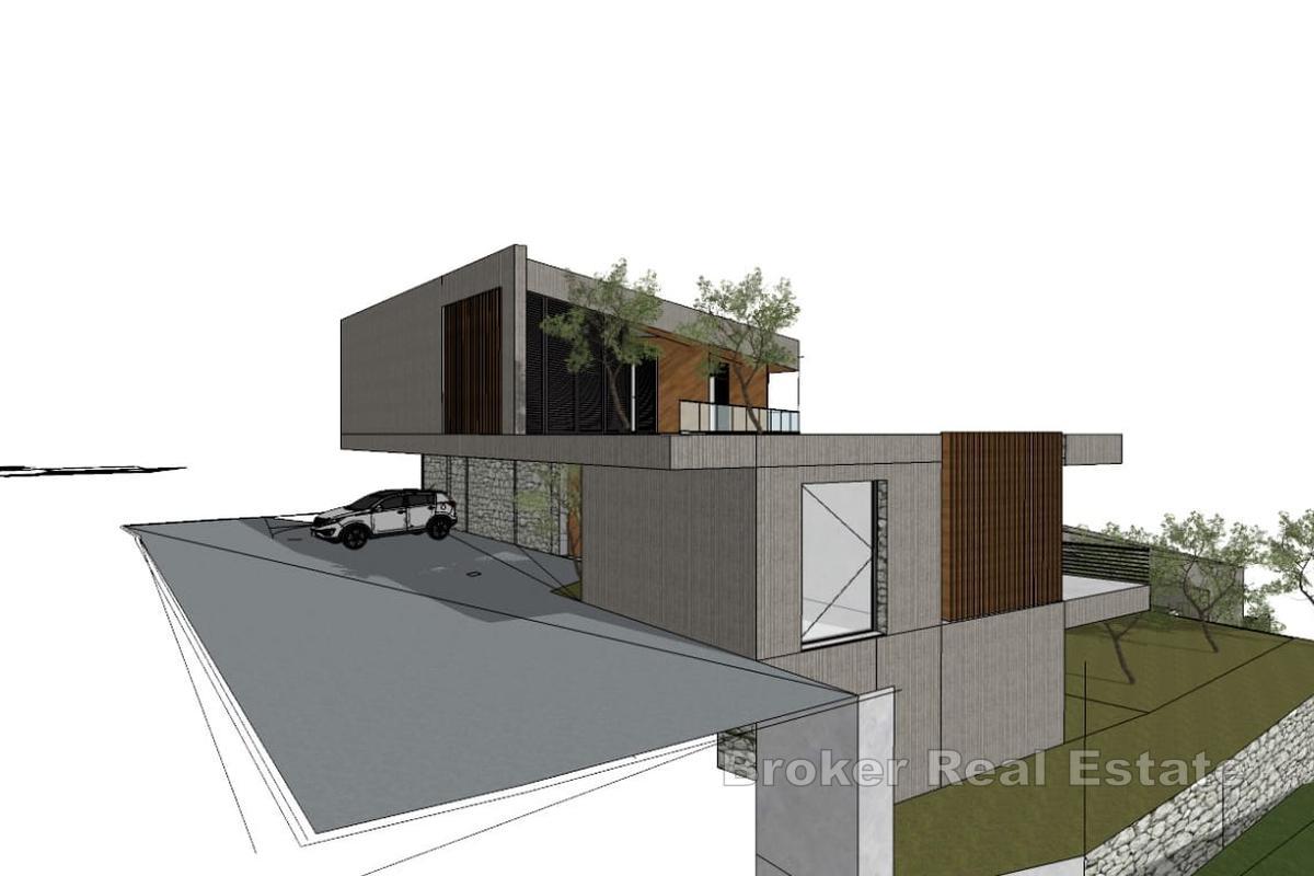 Omiš - Krásny stavebný pozemok s koncepčným riešením