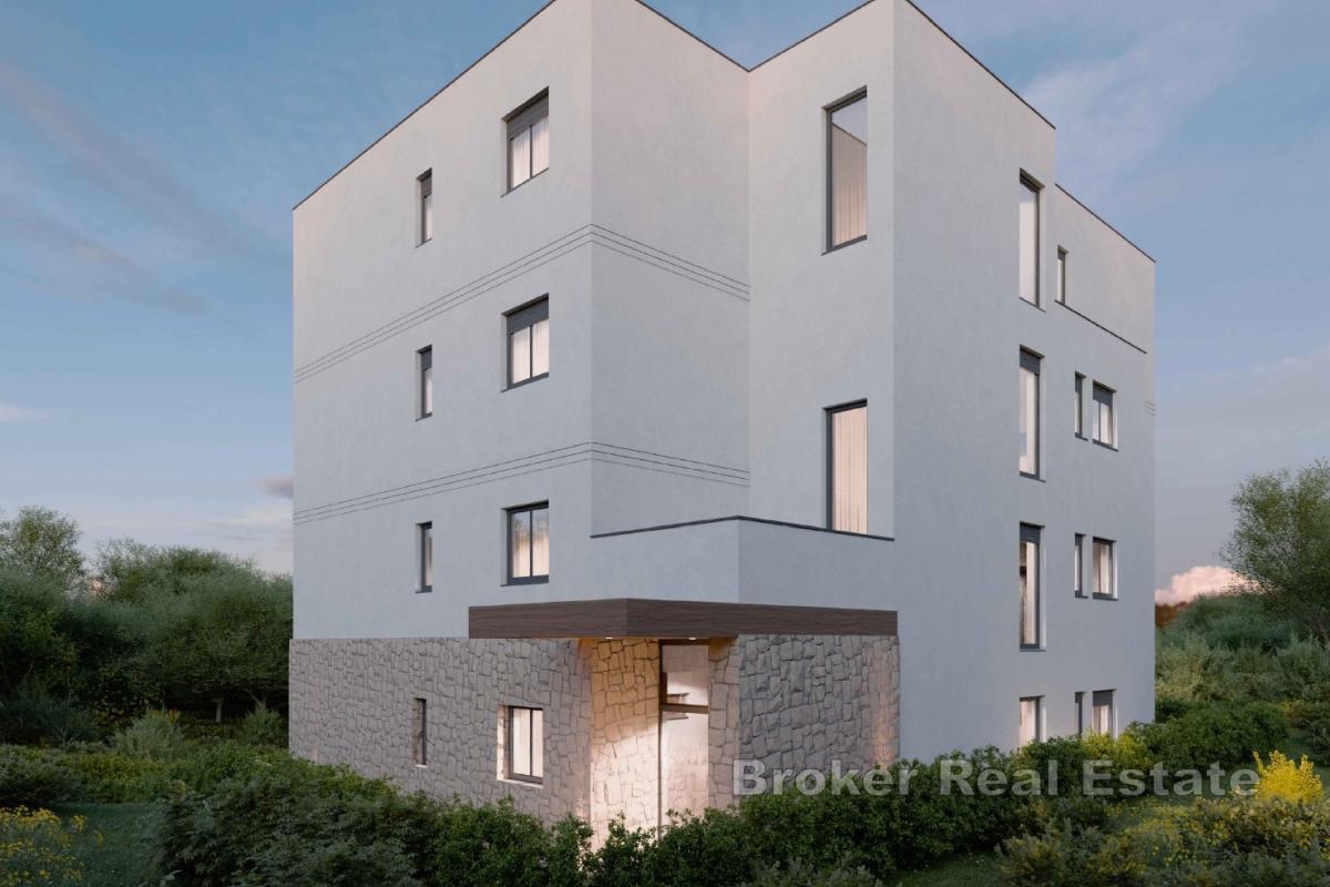 Moderan stan s pogledom na more u novogradnji