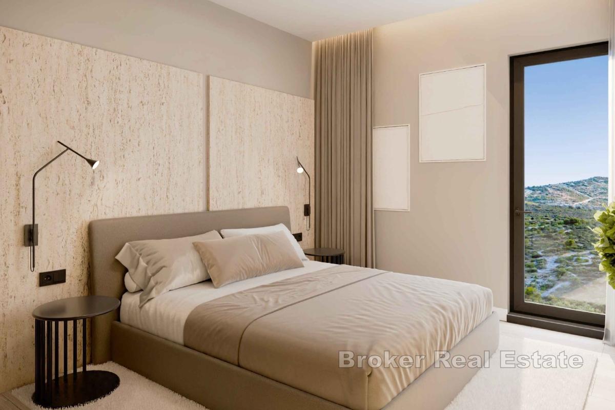 Moderan stan s pogledom na more u novogradnji