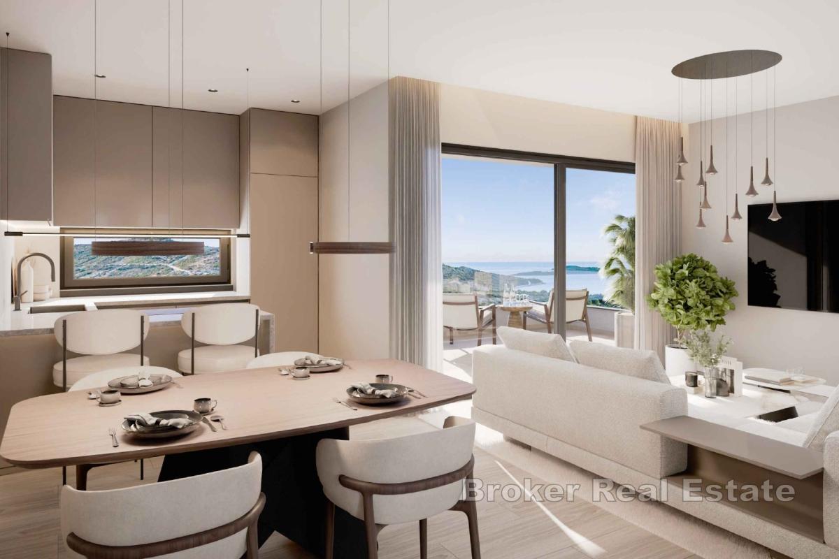 Moderne leilighet med havutsikt i nybygg