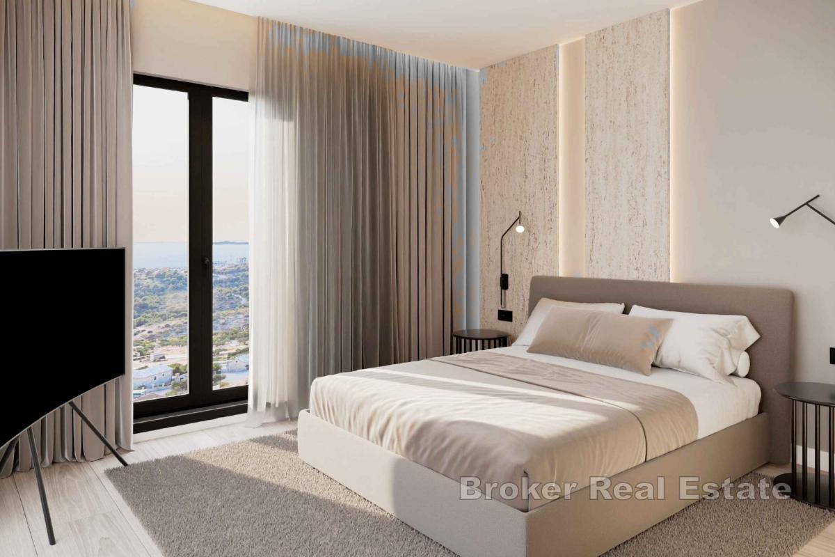 Nowoczesny apartament z widokiem na morze w nowym budynku