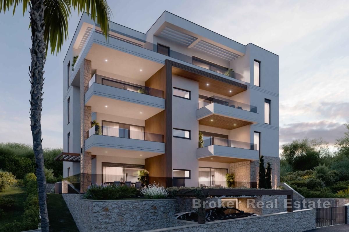 Nowoczesny apartament z widokiem na morze w nowym budynku