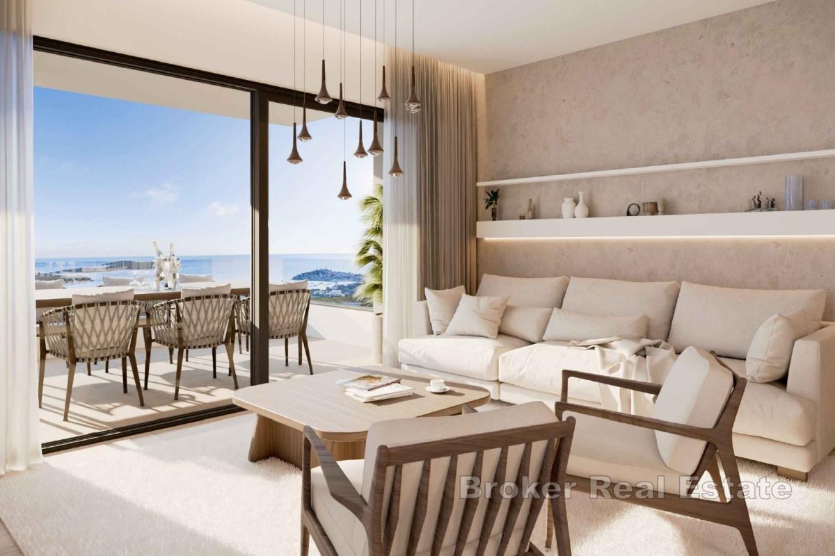 Eccezionale attico con vista mare in un nuovo edificio