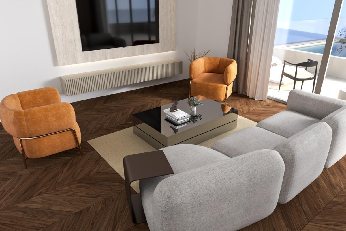 Nowoczesne mieszkanie w nowym budynku niedaleko Splitu