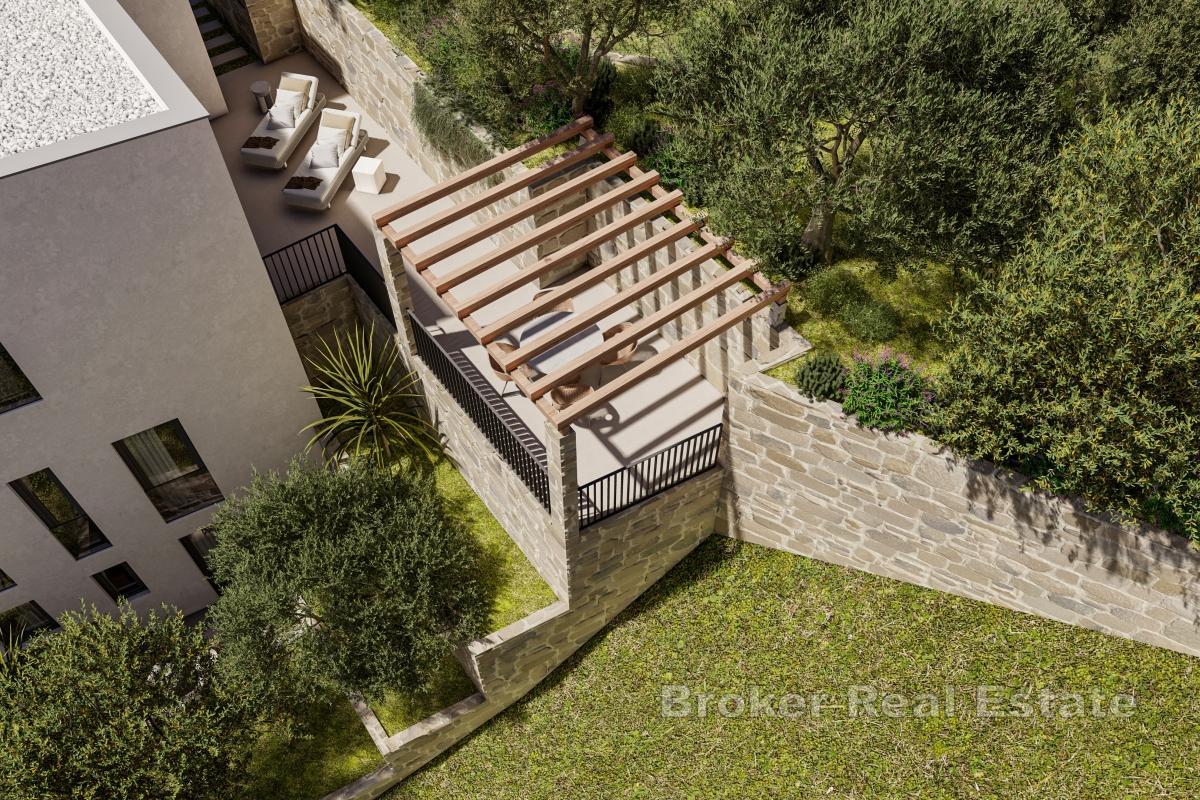 Nowoczesne mieszkanie w nowym budynku niedaleko Splitu