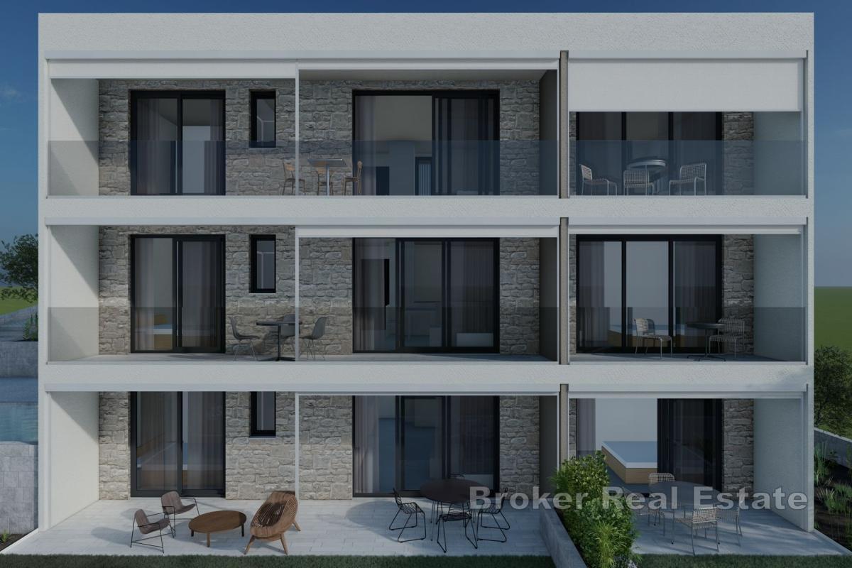 Nowoczesny trzypiętrowy apartament z widokiem na morze