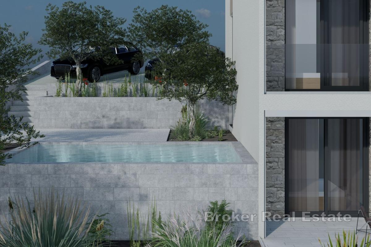 Nowoczesny trzypiętrowy apartament z widokiem na morze