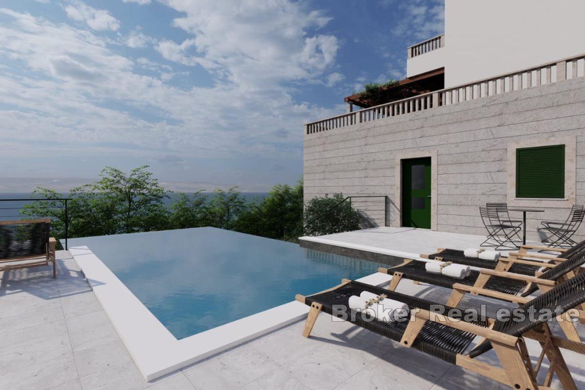 Moderní vila v první řadě k moři