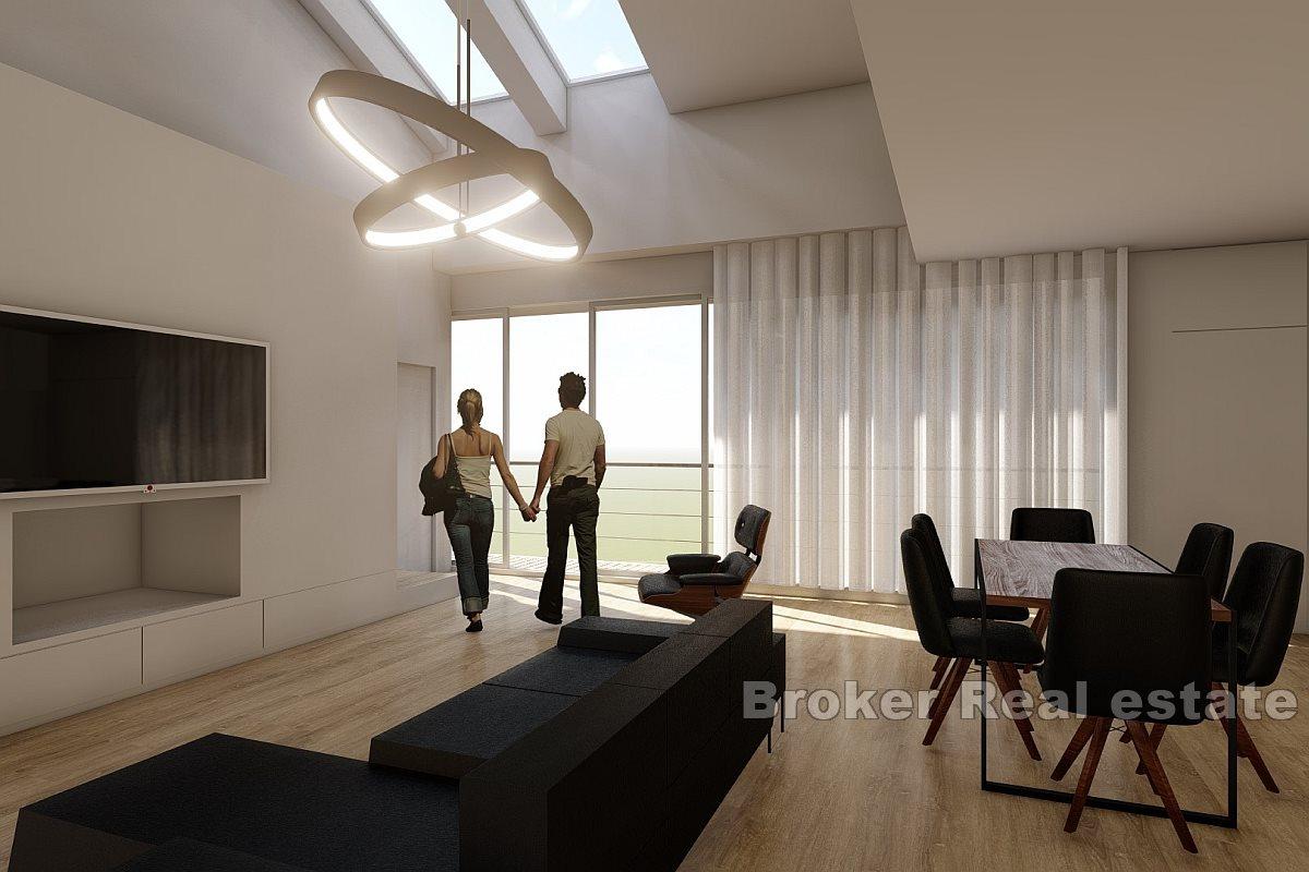 Seaside hus i shell scene